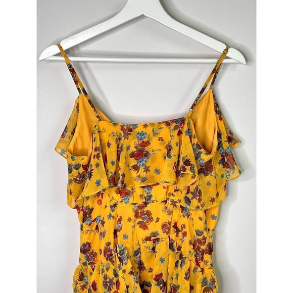 NWT Rebecca Minkoff Marla Tiered Ruffle Floral Print Mini Dress Women's Sz Small - Picture 7 of 12